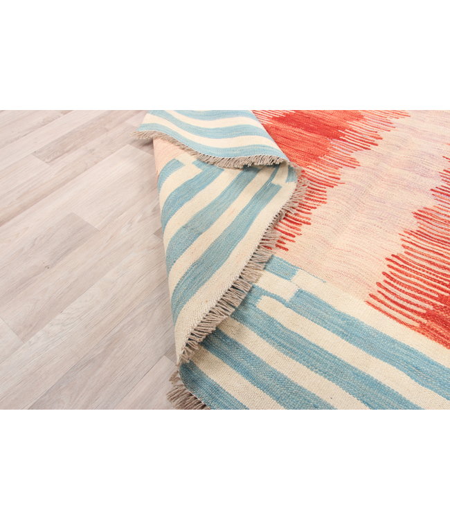 306x208 Handmade Afghan Kilim Area Rug Modrn