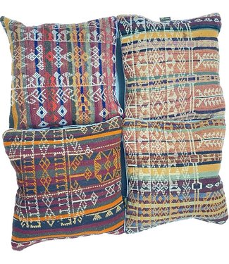 4x kilim cushions ca 45x45 cm with filling