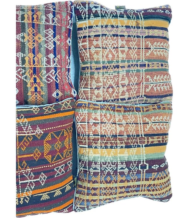 4x kilim cushions ca 45x45 cm with filling