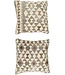2x kilim cushion cover natural ca 45x45 cm with filling