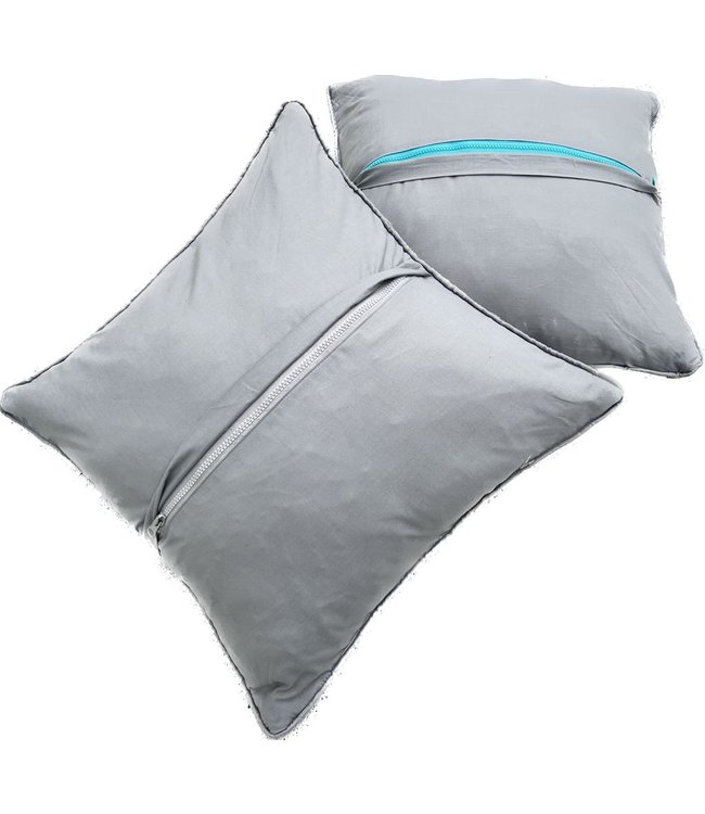 2x kelim kussens natural ca 45x45 cm met vulling