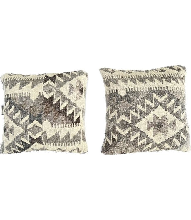 2x kelim kissens natural ca  45x45 cm mit Füllung