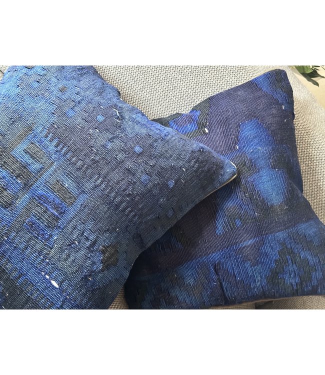 2xkilim cushion cover traditional ca 45x45 cm with filling