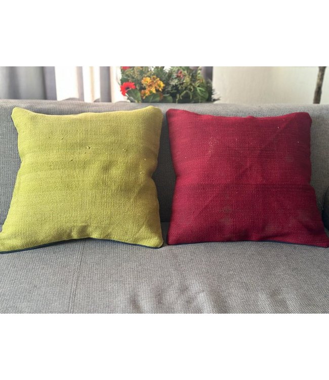 2xkelim kussens Modern ca 45x45 cm met vulling