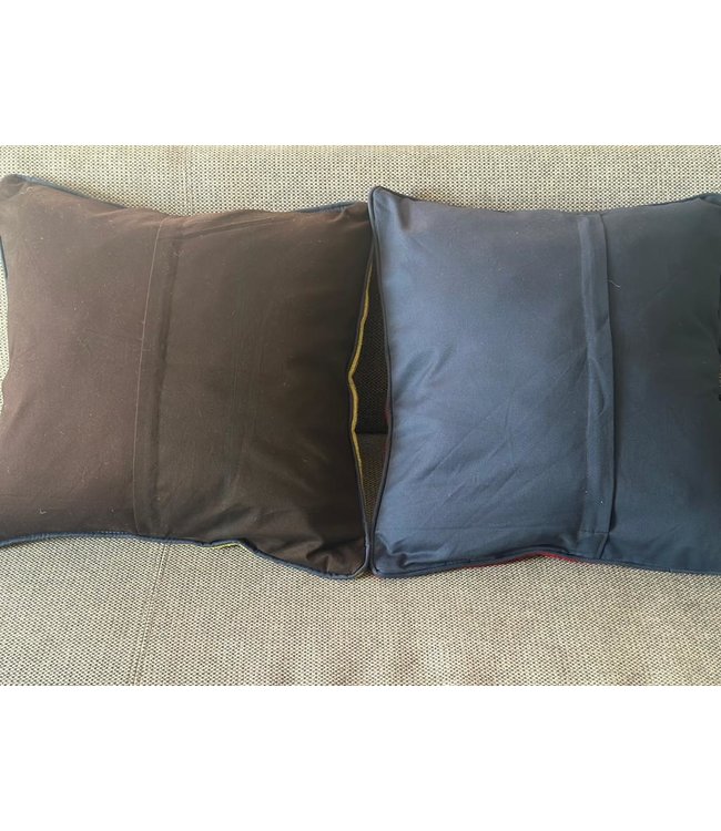 2xkelim kussens Modern ca 45x45 cm met vulling