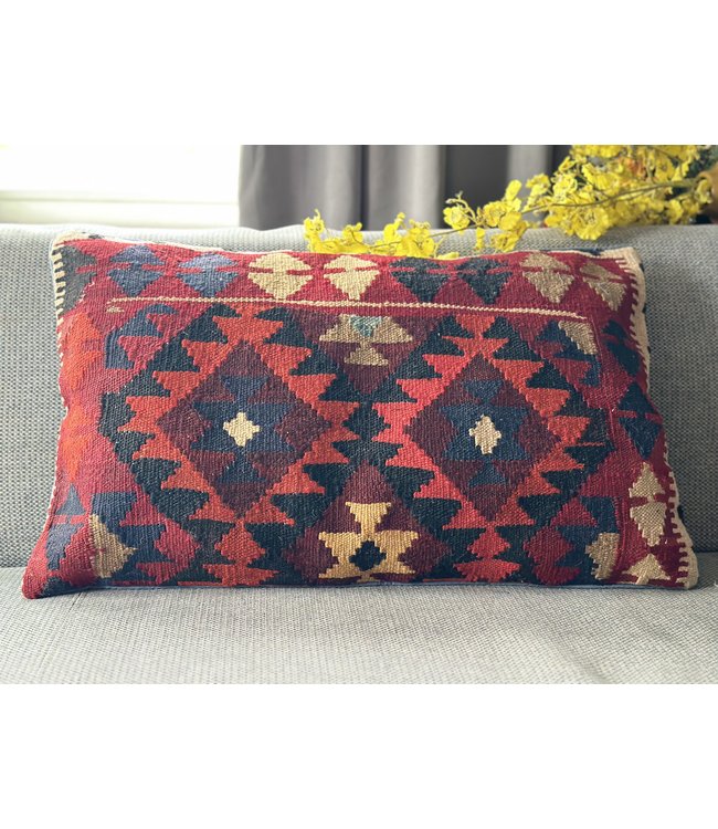 1xkilim cushion cover e ca 60x40 cm with filling
