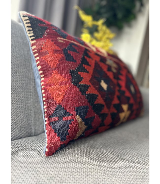 1xkilim cushion cover e ca 60x40 cm with filling