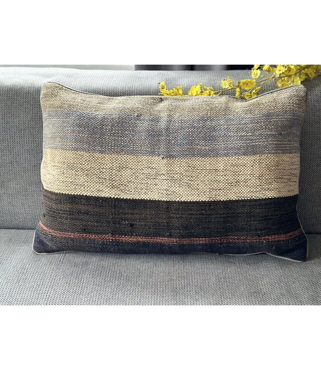 1xkelim kussens Modern ca 60x40 cm met vulling