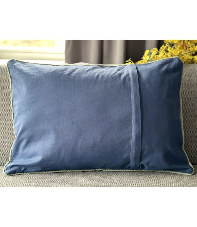 1xkelim kussens Modern ca 60x40 cm met vulling