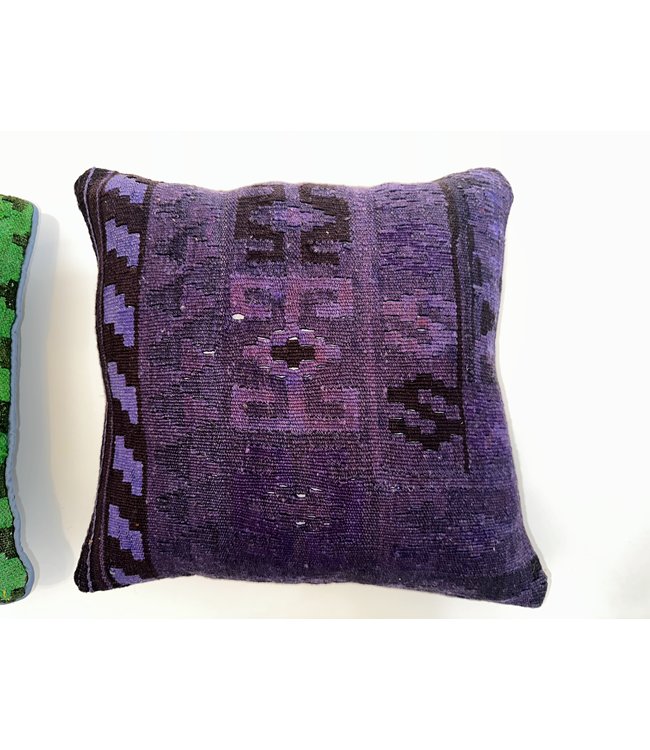 2x kilim cushion cover traditional ca 40x40 cm with filling