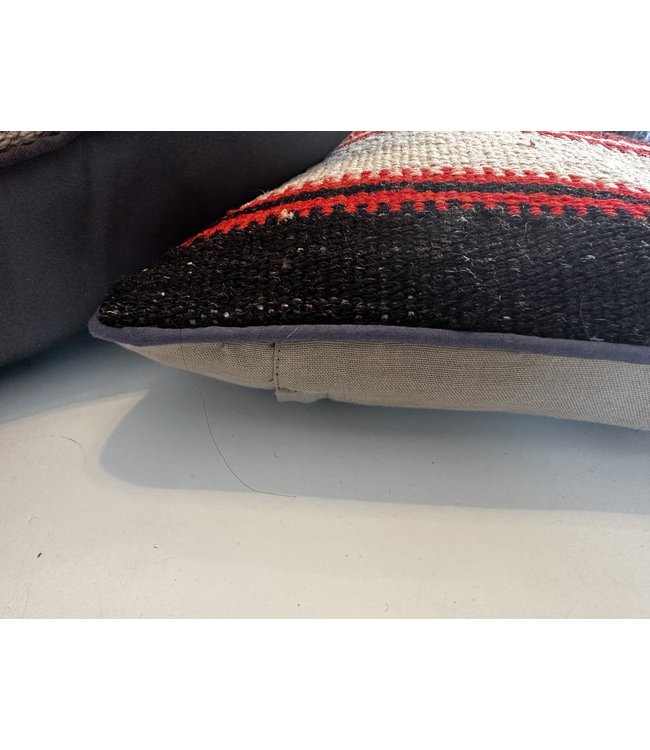 vintage 2x kilim cushion cover ca 40x40 cm with filling