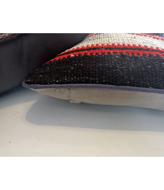 vintage 2x kilim cushion cover ca 40x40 cm with filling