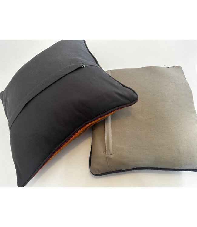 vintage 2x  Vintage kelim kissens  ca 40x40 cm mit Füllung