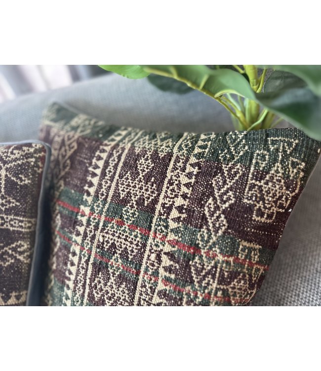 vintage 4 x kilim cushion cover ca 40x40 cm with filling  - Copy - Copy