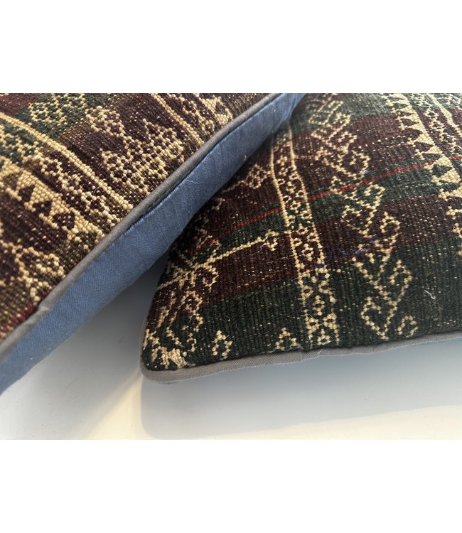 vintage 4 x kilim cushion cover ca 40x40 cm with filling  - Copy - Copy