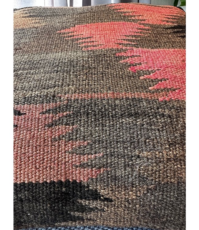 vintage 2x kilim cushion cover ca 40x40 cm with filling  -