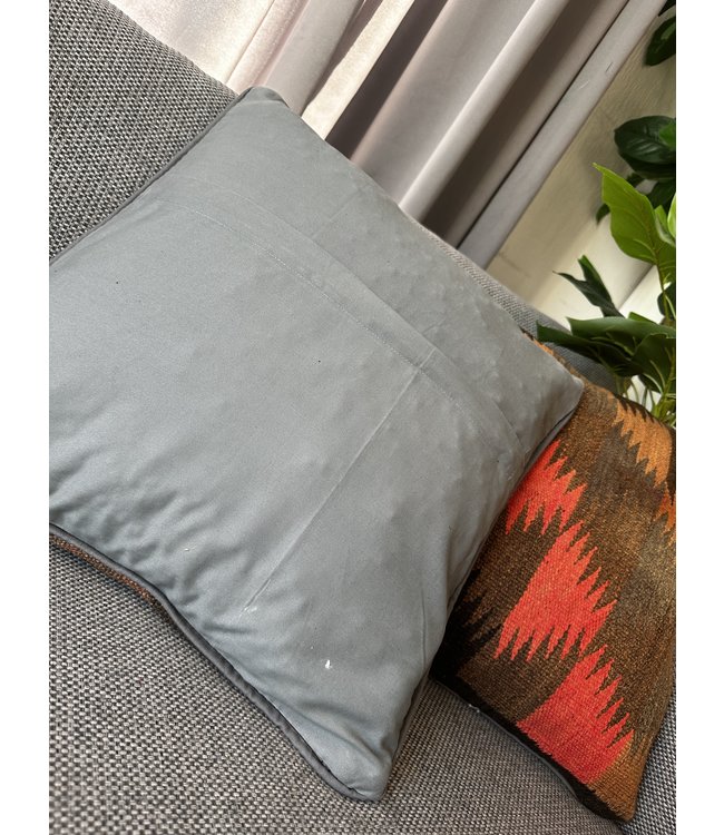 vintage 2x unike vintage kelim kussens met vulling 40x40 cm