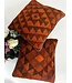 vintage 2x kilim cushion cover ca 40x40 cm with filling