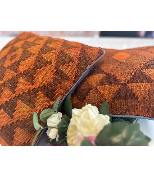 vintage 2x  Vintage kelim kissens  ca 40x40 cm mit Füllung