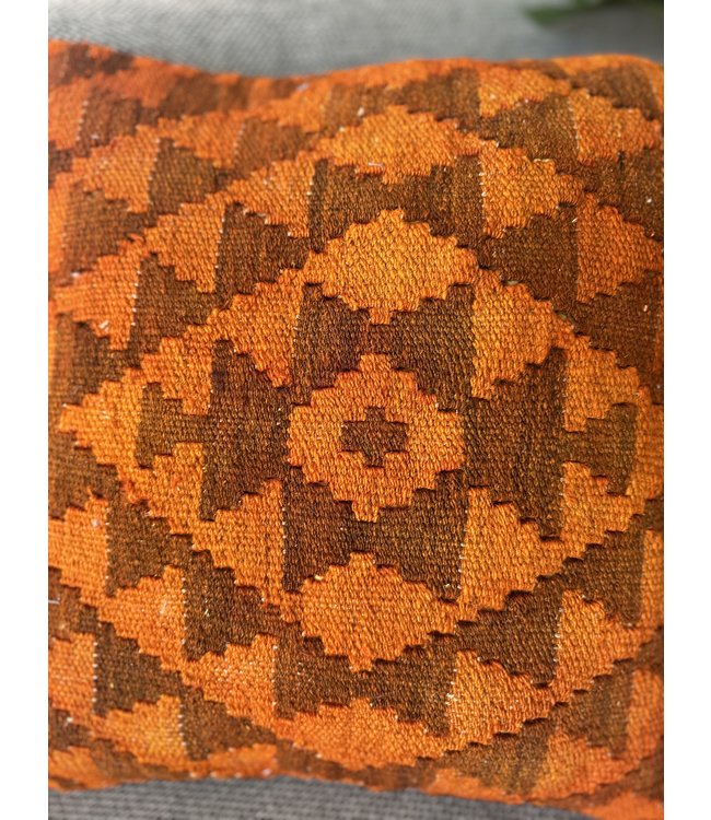 vintage 2x kilim cushion cover ca 40x40 cm with filling