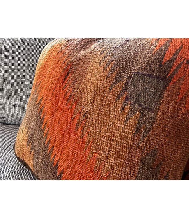 vintage 2x kilim cushion cover ca 40x40 cm with filling