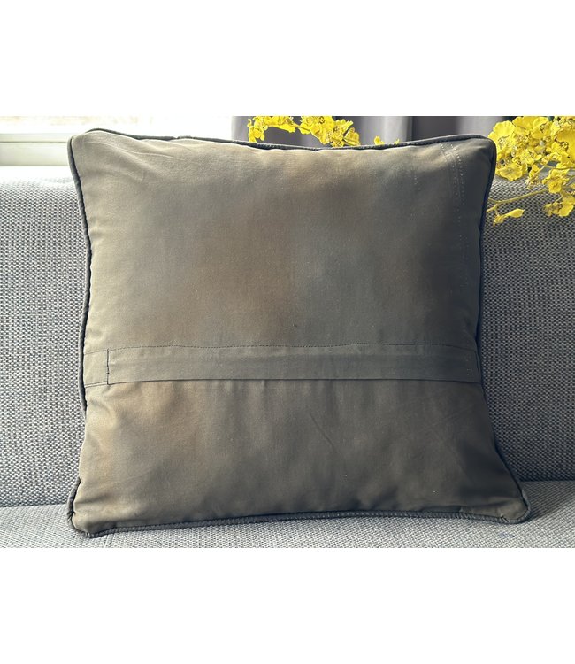 1x kilim cushion cover moederne ca 45x45 cm with filling