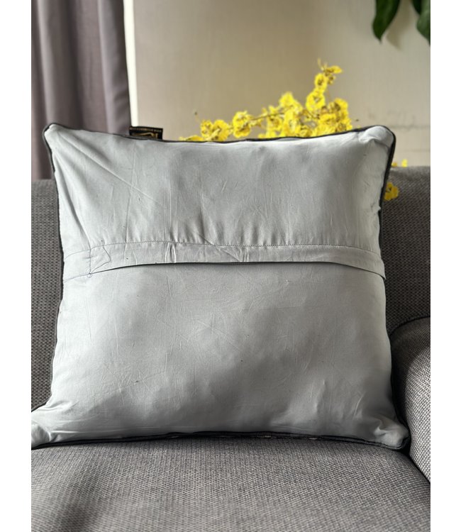 1x natural kelim kussens traditioneel ca 45x45 cm met vulling