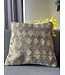 1x natural kelim kussens traditioneel ca 45x45 cm met vulling