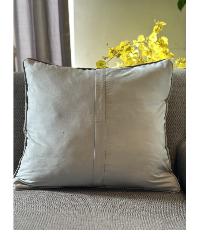 1x natural kelim kussens traditioneel ca 45x45 cm met vulling