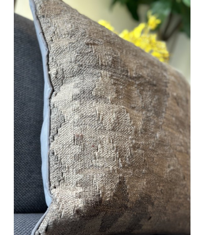 1x natural  kilim cushion cover traditional ca 45x45 cm with filling