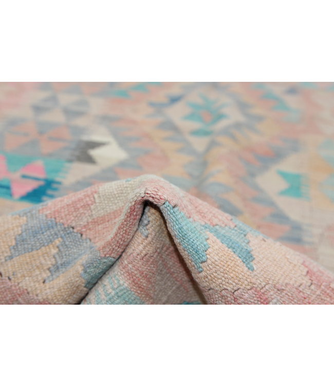 Hand Woven Afghan Wool Kilim Area Rug 155x97 cm