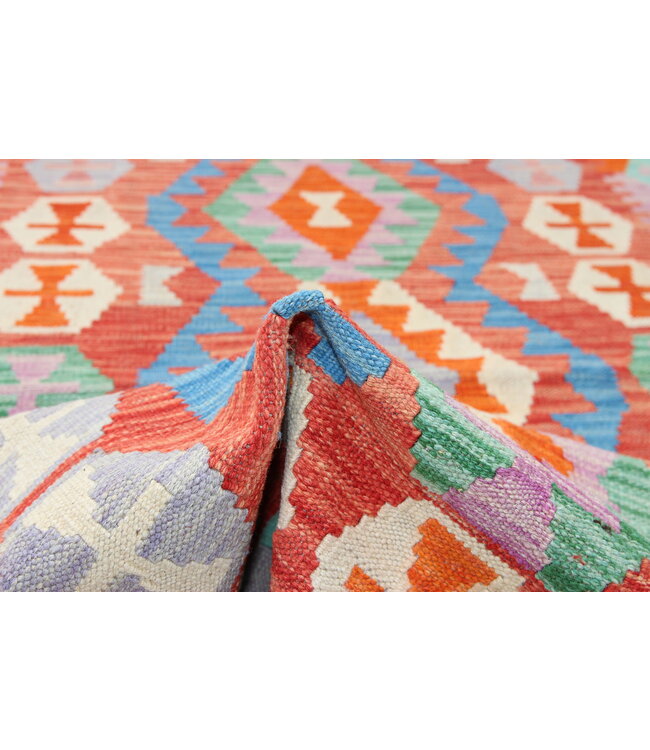 Handgewebte Orientalisch Wolle Kelim Teppich 164x100cm