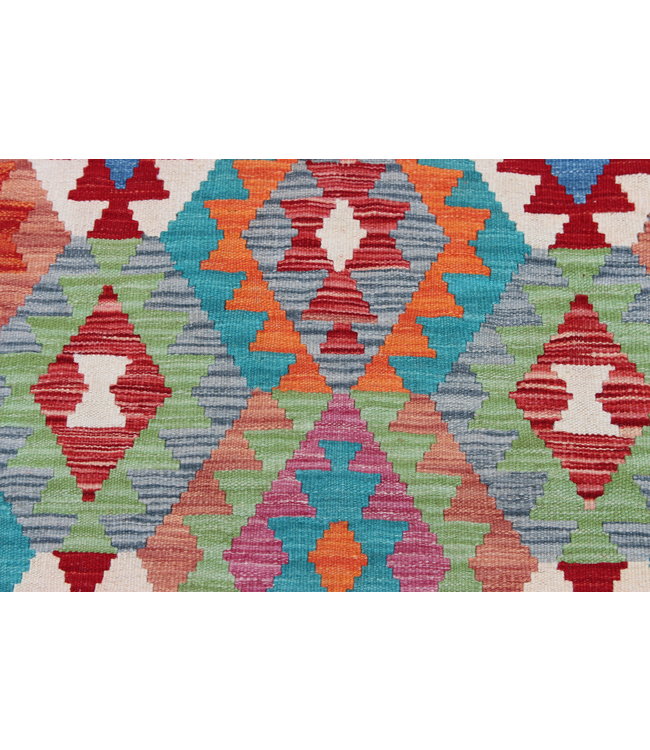 Handgewebte Orientalisch Wolle Kelim Teppich 145x98cm