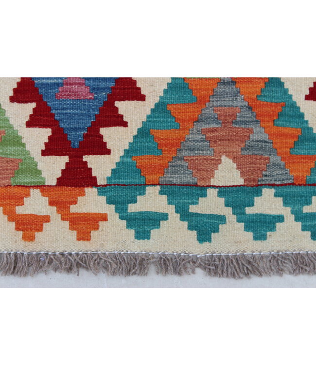 Handgewebte Orientalisch Wolle Kelim Teppich 145x98cm