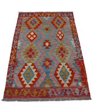 Handgewebte Orientalisch Wolle Kelim Teppich 150x99cm