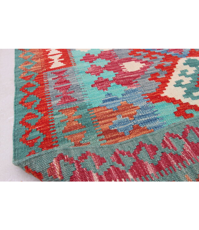 Handgewebte Orientalisch Wolle Kelim Teppich 157x104cm