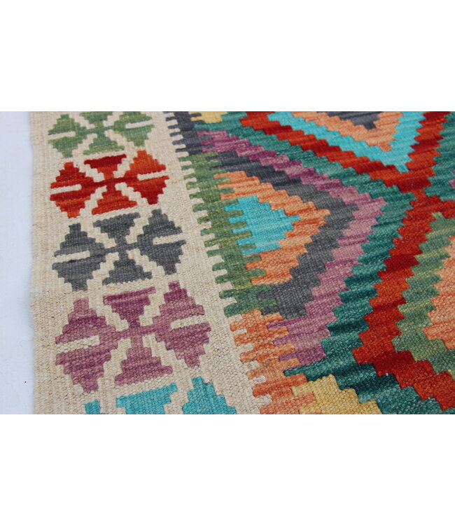 Handgewebte Orientalisch Wolle Kelim Teppich 153x103cm