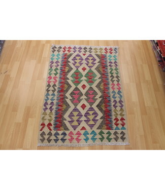 Handgewebte Orientalisch Wolle Kelim Teppich 118x83cm Handgewebte Orientalisch Wolle Kelim Teppich 118x83cm