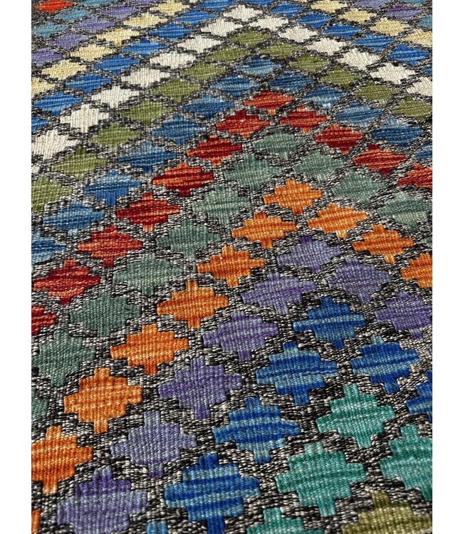 Handgemaakt Oosters Kelim Wol Vloerkleed 115x88cm