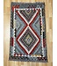 Hand Woven Afghan Wool Kilim Area Rug 125x77cm