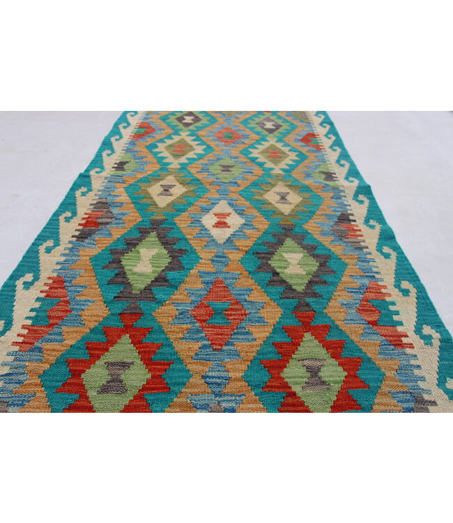 kelim kleed    292x85  cm vloerkleed tapijt kelims hand geweven