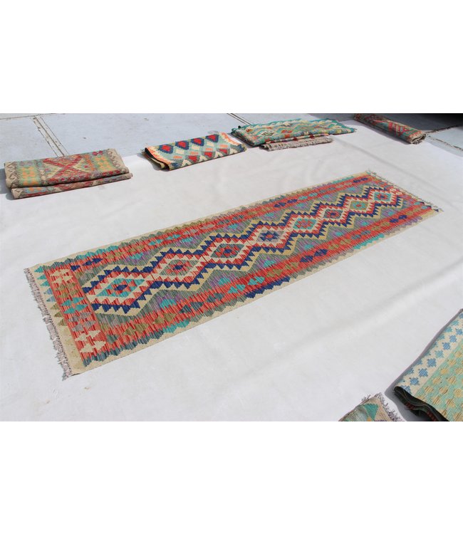 kelim kleed    290x80cm vloerkleed tapijt kelims hand geweven