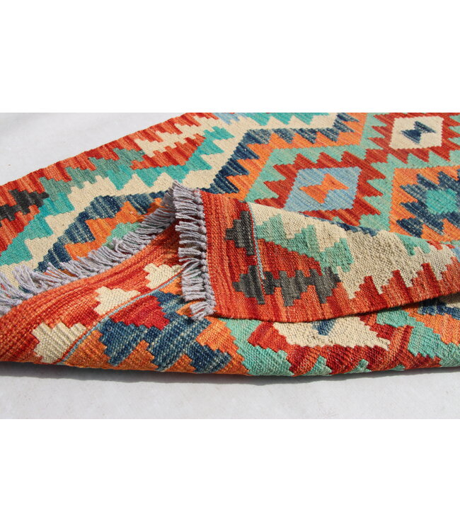 kelim kleed  293x85cm   vloerkleed tapijt kelims hand geweven