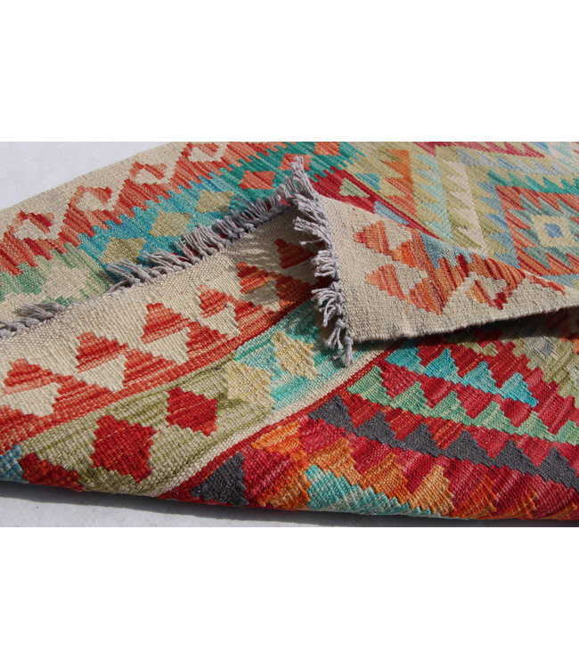 kelim kleed  398x83cm vloerkleed tapijt kelims hand geweven