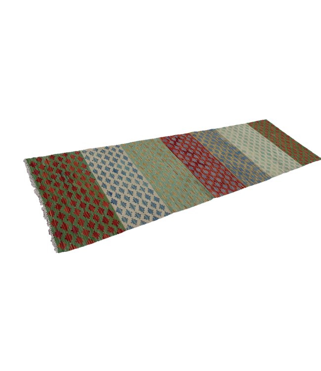 kelim kleed  282x86cm vloerkleed tapijt kelims hand geweven