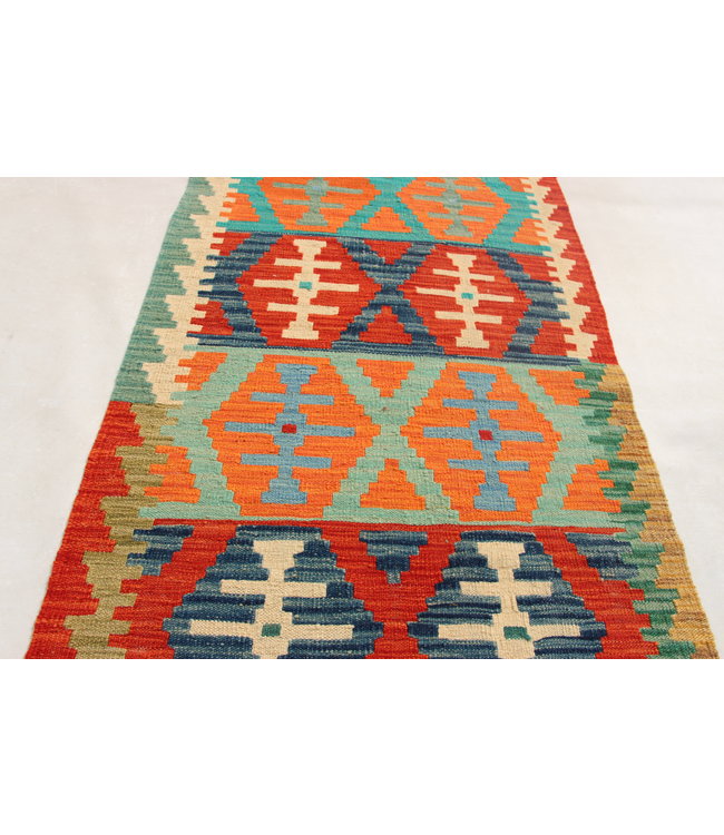 kelim kleed   300x81cm   vloerkleed tapijt kelims hand geweven