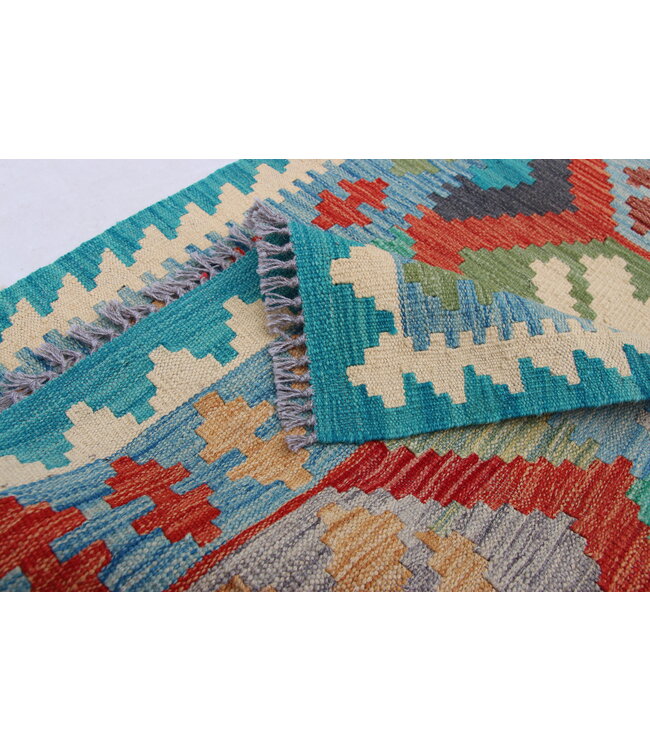 kelim kleed   300x80cm  vloerkleed tapijt kelims hand geweven