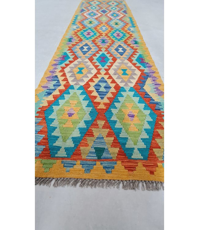 kelim teppich  läufer 294x83cm