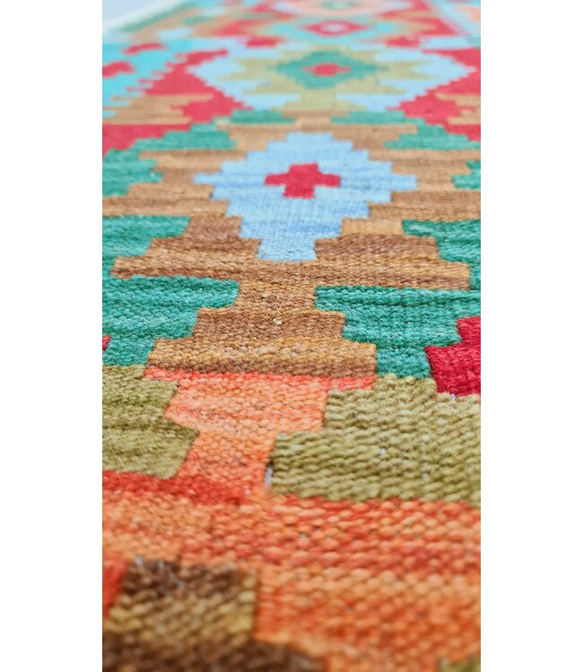 kelim kleed 286x76cm vloerkleed tapijt kelims hand geweven