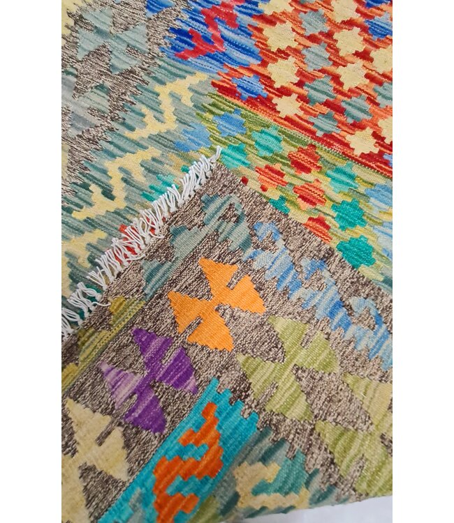 kelim kleed  285x88cm    vloerkleed tapijt kelims hand geweven